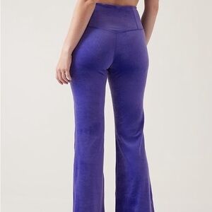 Athleta Elation Velvet Flare Pant